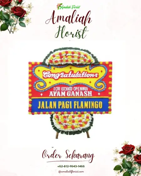 Sewa Papan Bunga Karetan